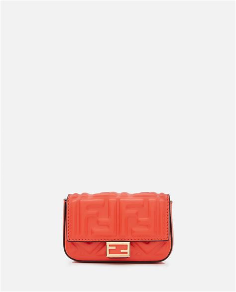 fendi red bag charm|fendi nano baguette charm.